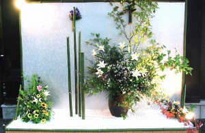 自宅葬花祭壇